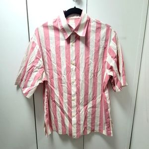 Sandro Short Sleeve Striped Shirt